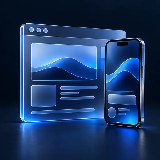 Websites & mobile apps technology illustration